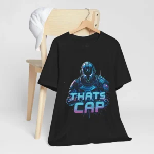 Futuristic Robot 'That's Cap' Graphic T-Shirt