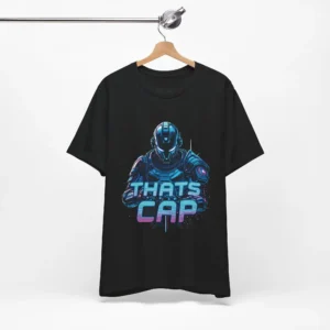 Futuristic Robot 'That's Cap' Graphic T-Shirt