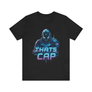 Futuristic Robot 'That's Cap' Graphic T-Shirt