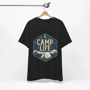 Unisex 'Camp Life' Outdoor Adventure T-Shirt
