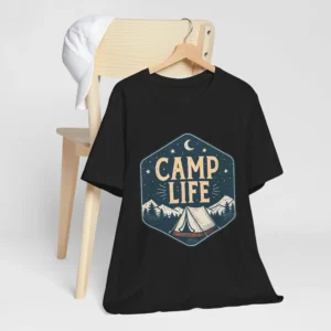 Unisex 'Camp Life' Outdoor Adventure T-Shirt