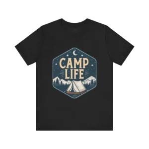 Unisex 'Camp Life' Outdoor Adventure T-Shirt